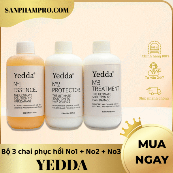 Bộ 3 chai phục hồi No1 + No2 + No3 Yedda
