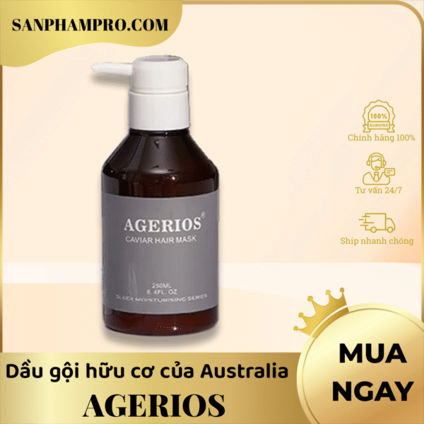 Dầu gội hữu cơ của Australia hiệu Agerios