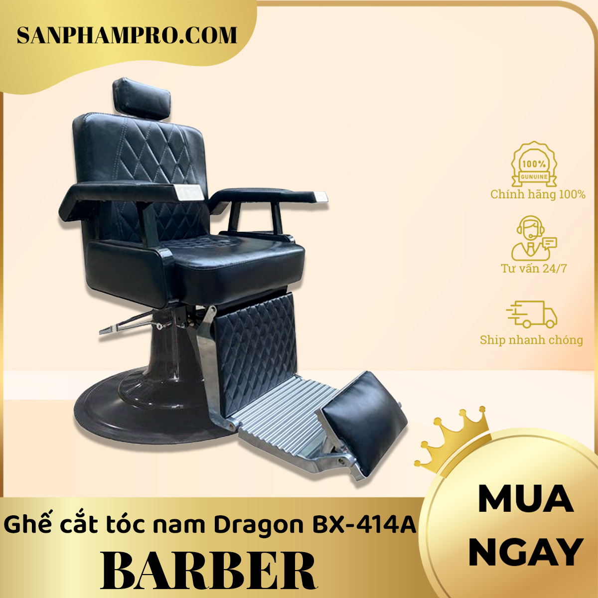 Ghế cắt tóc nam Barber Dragon BX-414A