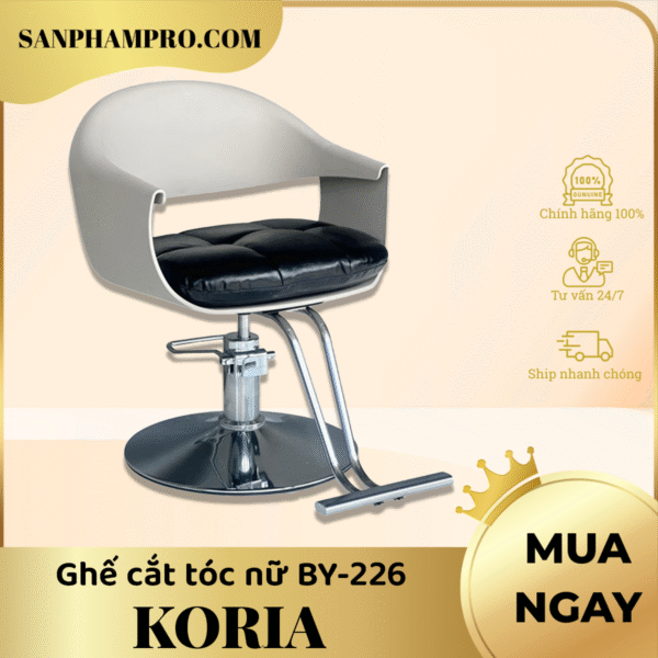 Ghế cắt tóc nữ Koria BY-226