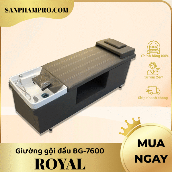 Giường gội đầu Barber Royal BG-7600
