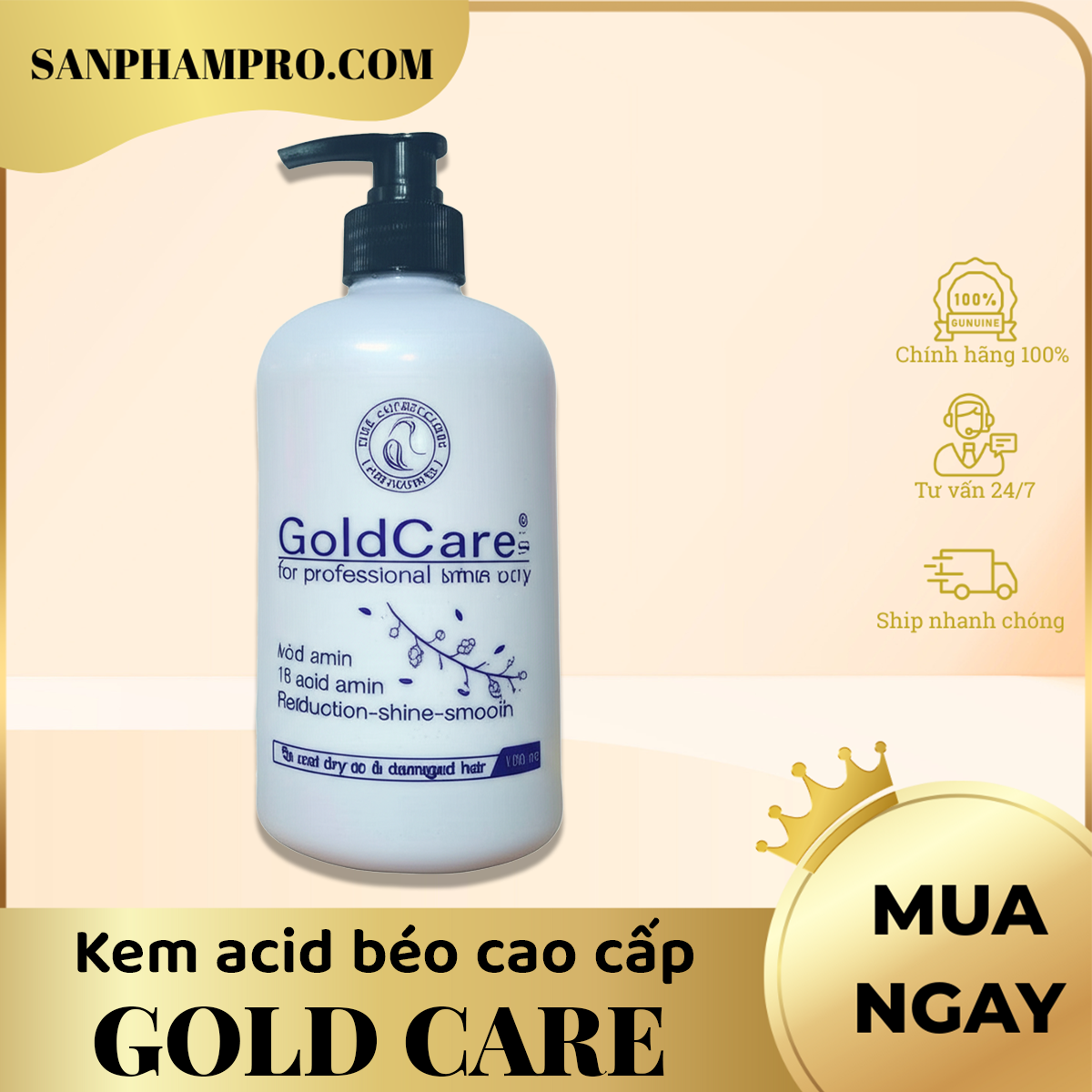 Kem acid béo cao cấp hiệu Gold Care