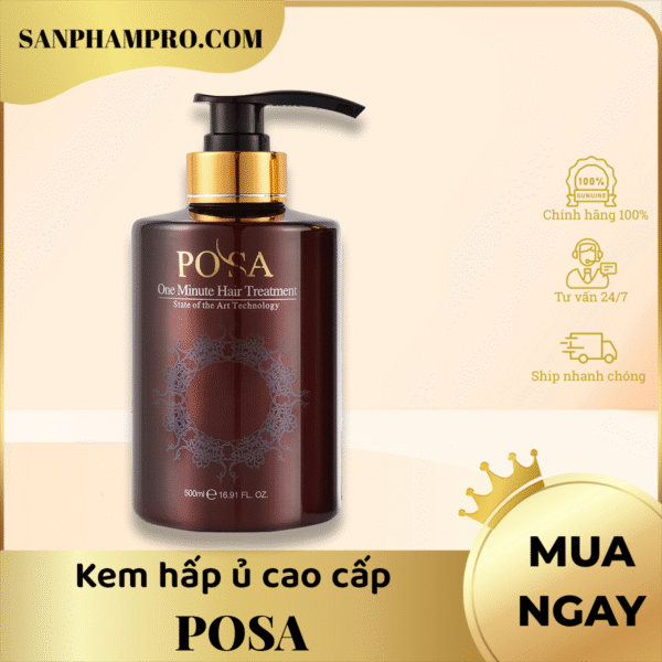 Kem hấp ủ cao cấp loại 500ml hiệu Posa