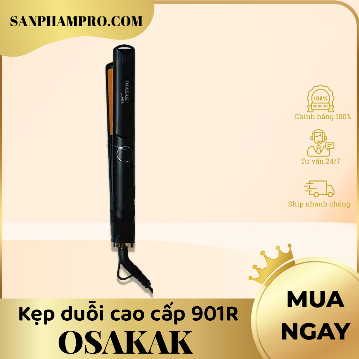 Kẹp duỗi điện tử cao cấp 901R Osakak