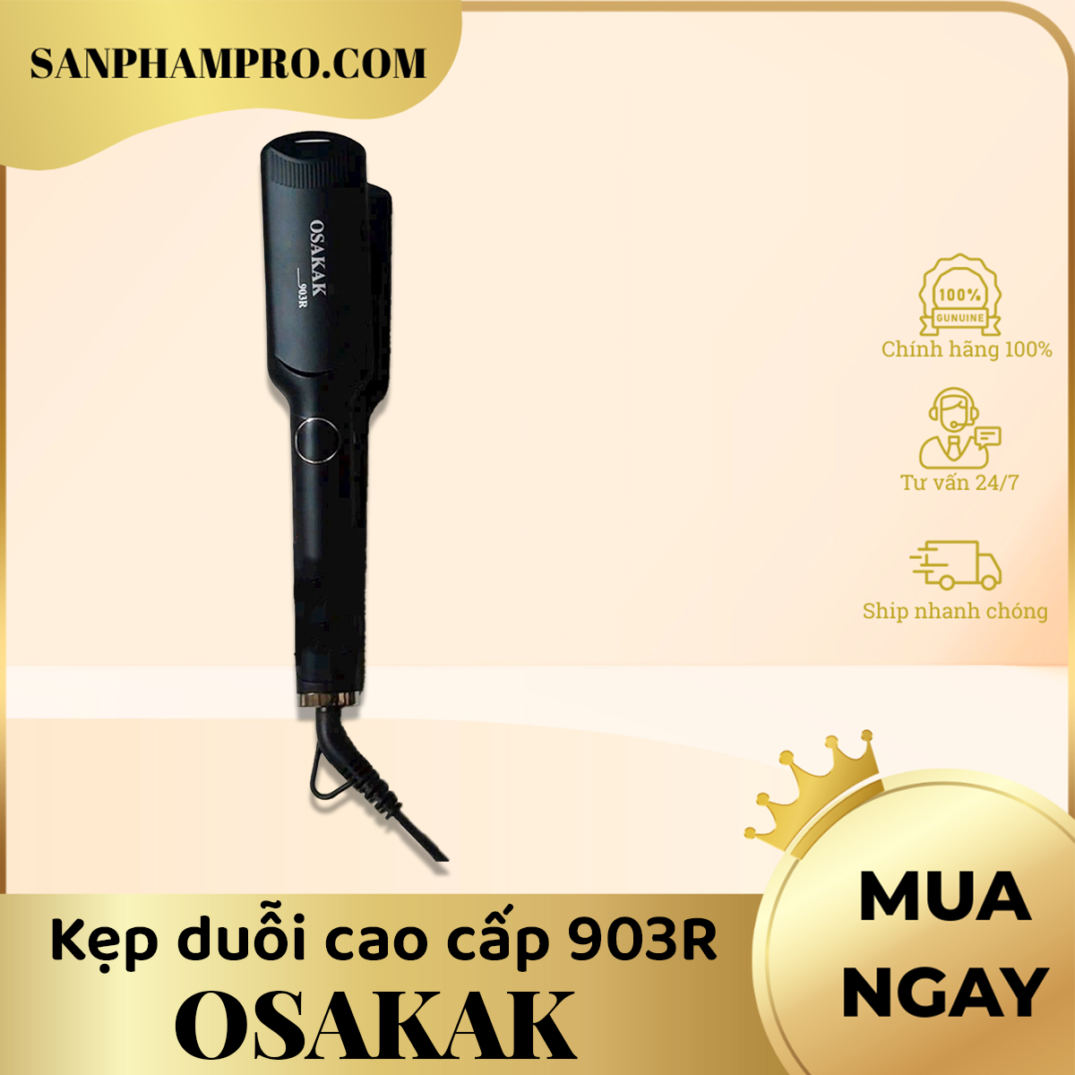 Kẹp duỗi điện tử cao cấp 903R Osakak