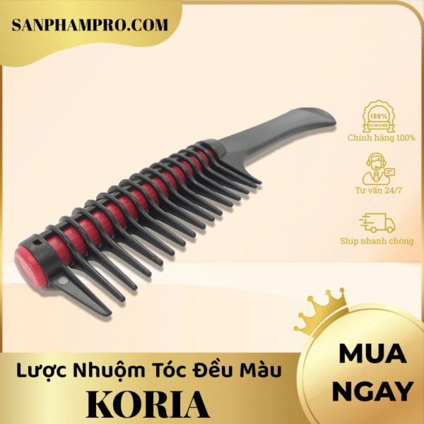 Lược Nhuộm Tóc Đều Màu Koria
