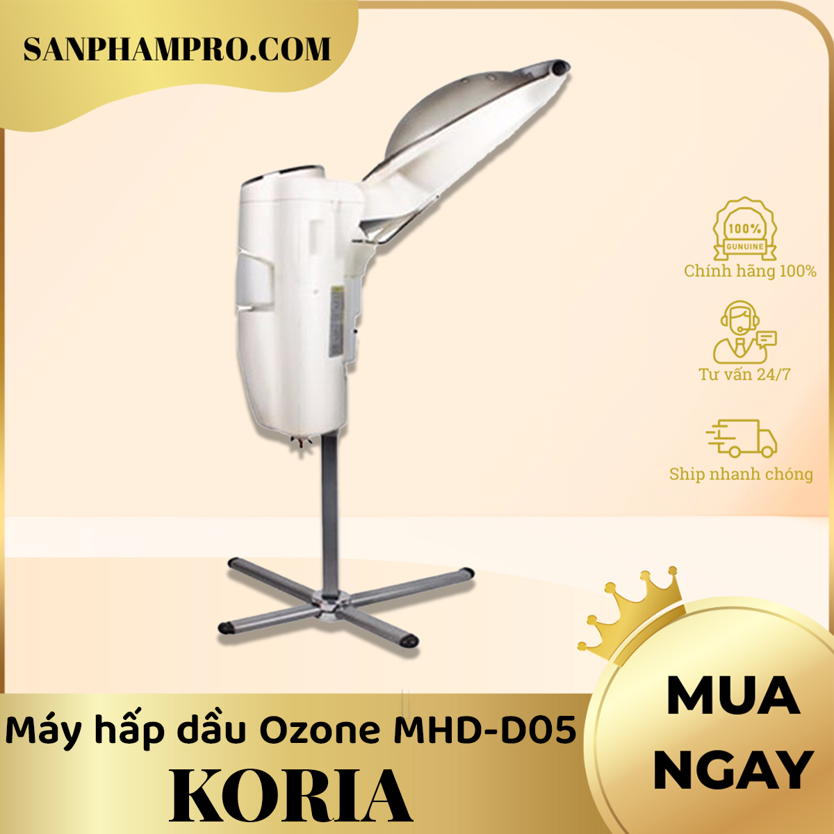 Máy hấp dầu Ozone cao cấp Koria MHD-D05