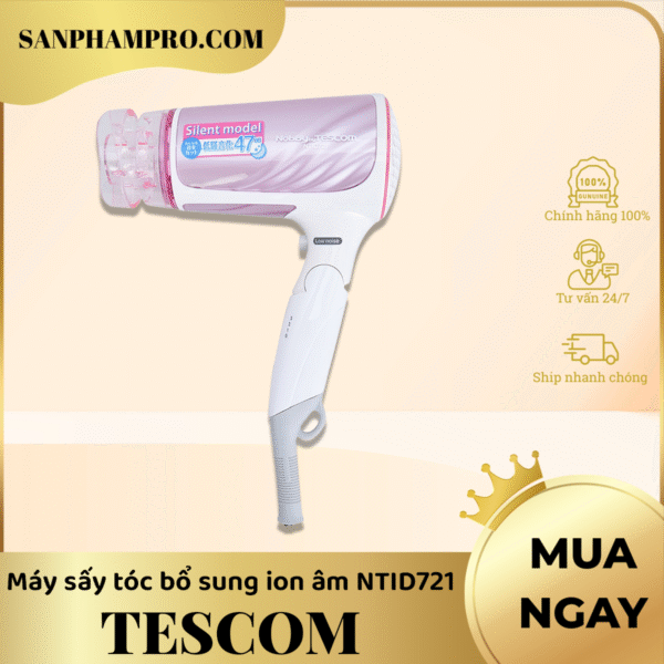 Máy sấy tóc bổ sung ion âm Tescom NTID721