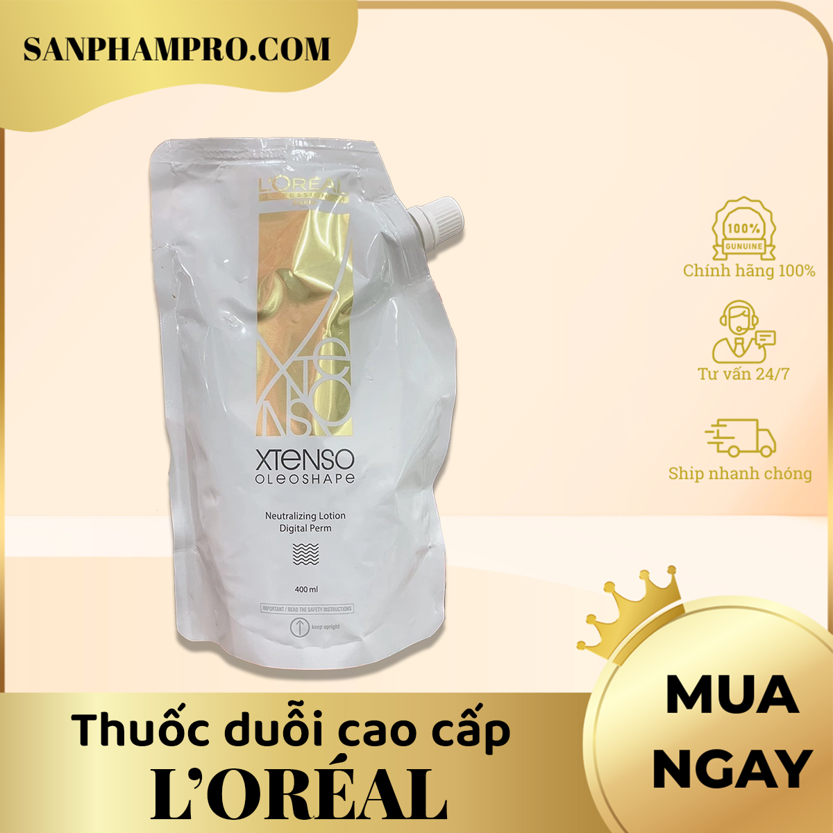 Thuốc duỗi cao cấp hiệu L'Oréal