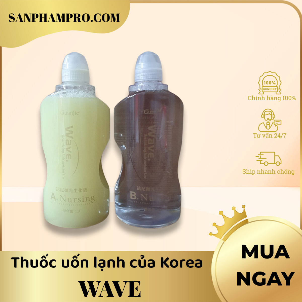 Thuốc uốn lạnh của Korea loại 1000ml hiệu Wave