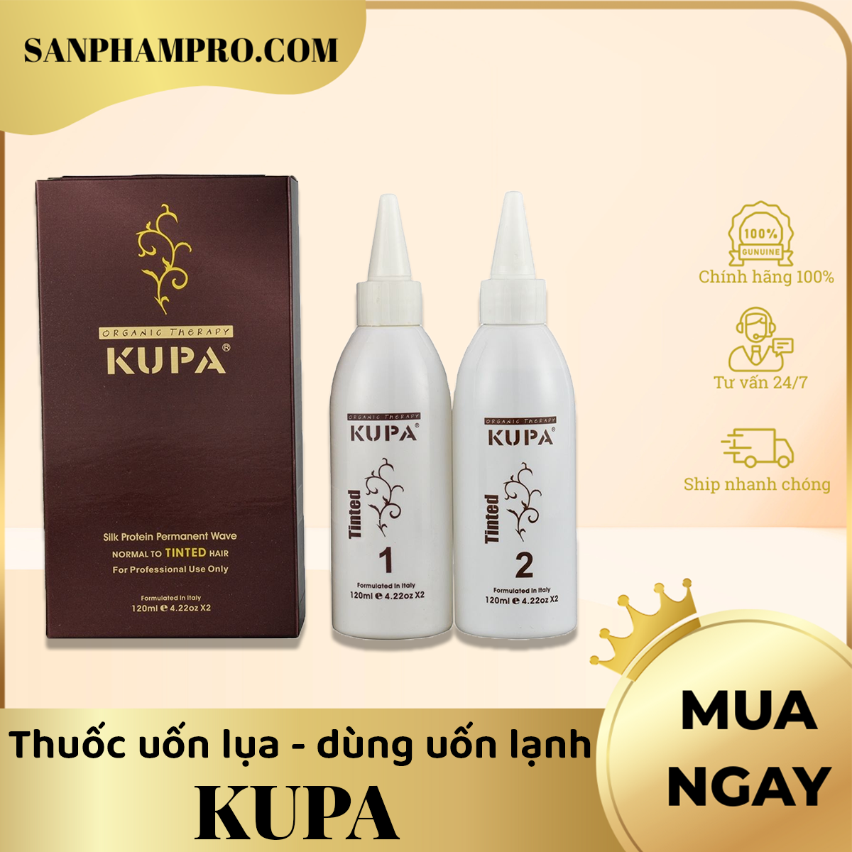 Thuốc uốn lụa- dùng cho uốn lạnh hiệu Kupa