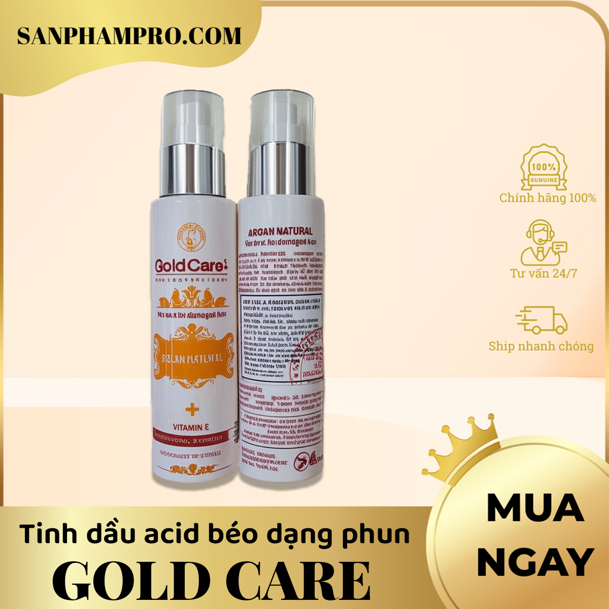 Tinh dầu acid béo dạng phun Gold Care