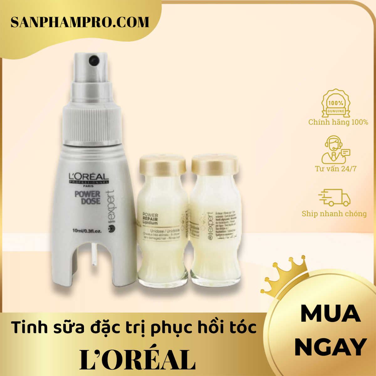 Tinh sữa đặc trị phục hồi tóc hiệu L’oreal